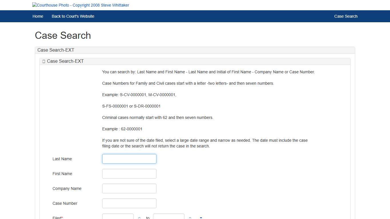 Case Search | Superior Court of California - County of Placer